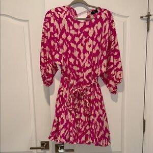 Vici Hot Pink Printed Mini Dress